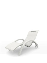 Arkema Lettino prendisole da giardino SERENDIPITY CHAISE in polietilene con ruote - S110