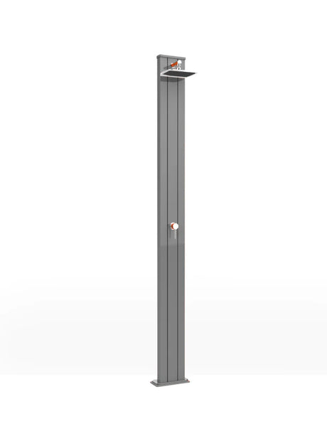 Arkema Spring S Outdoor Solar Shower in Aluminum 30 Liters