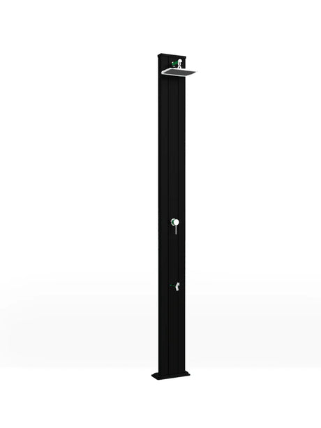 Arkema SPRING S 30 LITRE garden solar shower in aluminium, with foot washer