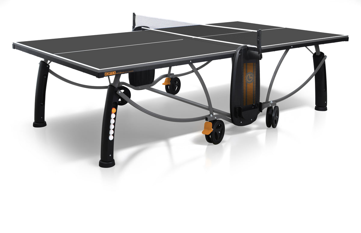 GARLANDO Ping pong Vortex outdoor piano gioco antracite con ruote