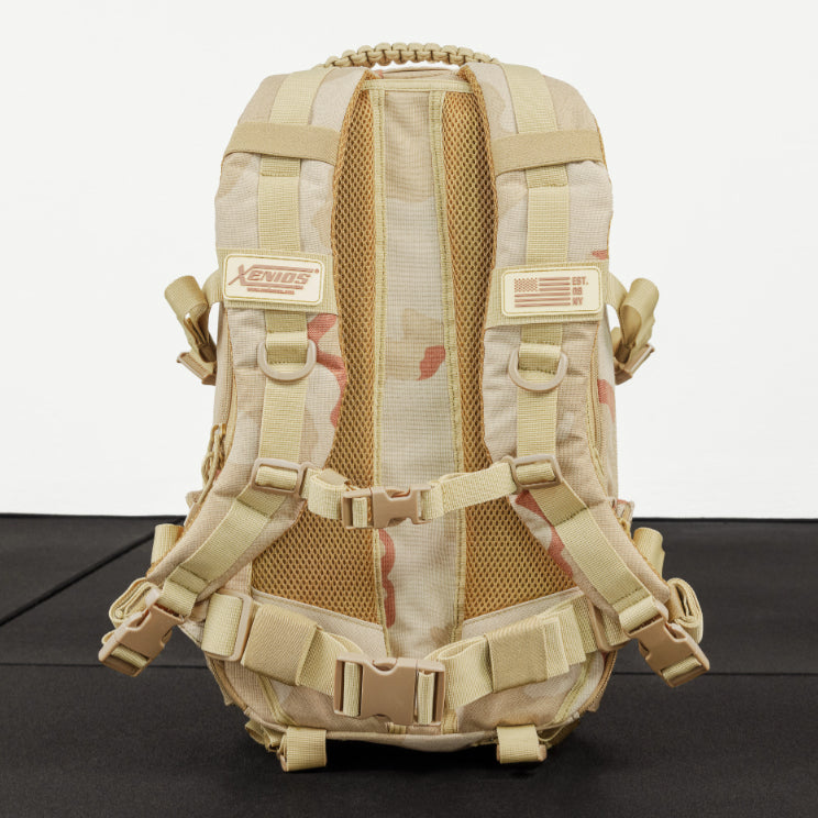 Xenios USA Gym Backpack (Desert Camo Color) - TACBKPK03