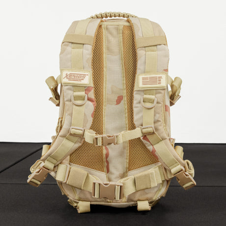Xenios USA Gym Backpack (Desert Camo Color) - TACBKPK03