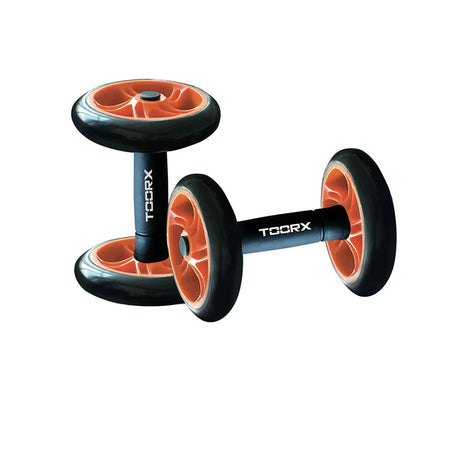 Toorx Coppia Manubri con Ruote per Addominali AHF-157