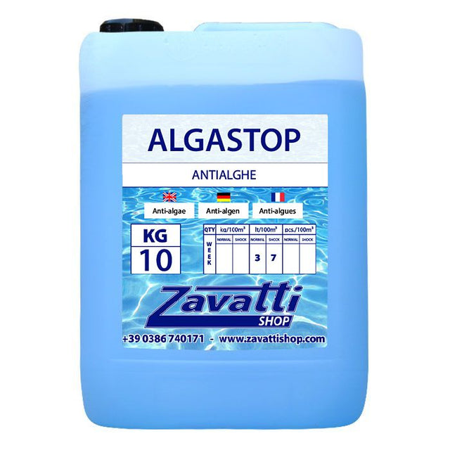 Piscinaonline 10 Lt Algastop - antialghe liquido per piscina