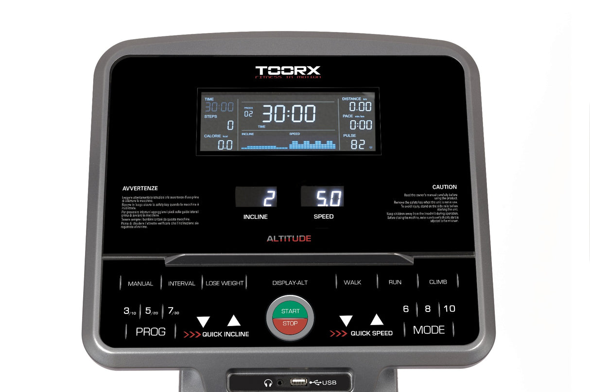 Toorx Tapis Roulant Altitude App Ready 3.0
