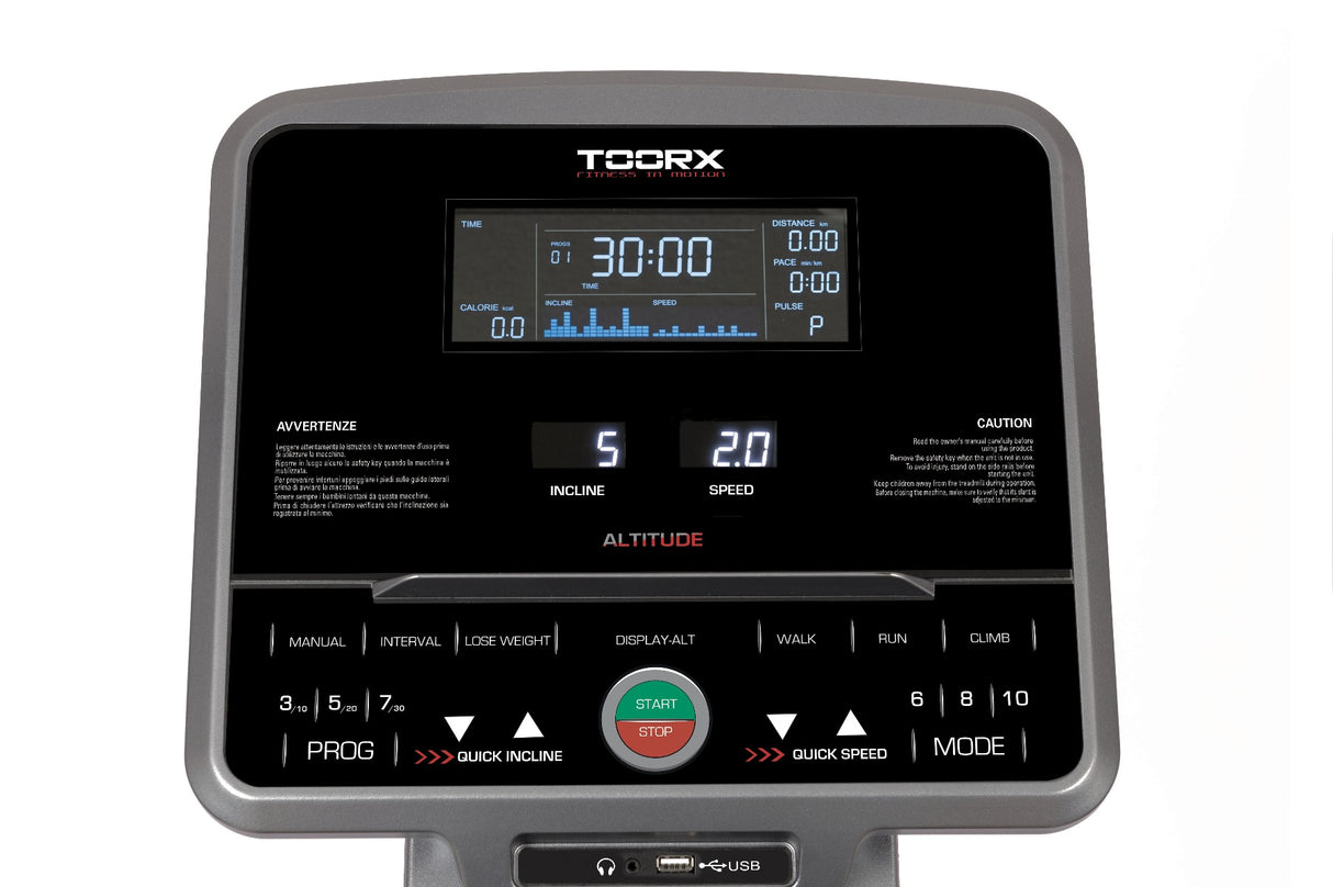 Toorx Tapis Roulant Altitude App Ready 3.0