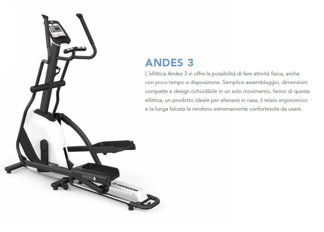Horizon Ellittica Andes 3 Elliptical - New