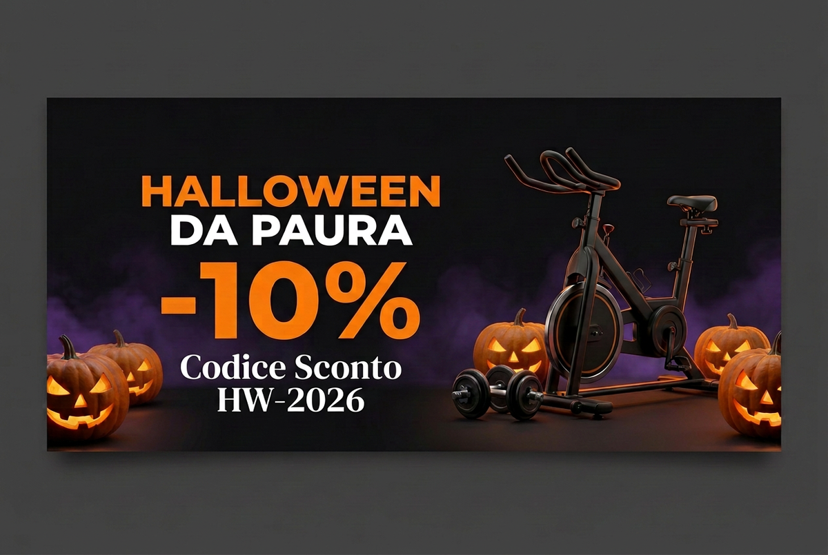 Banner Halloween con composizione panoramica per la homepage