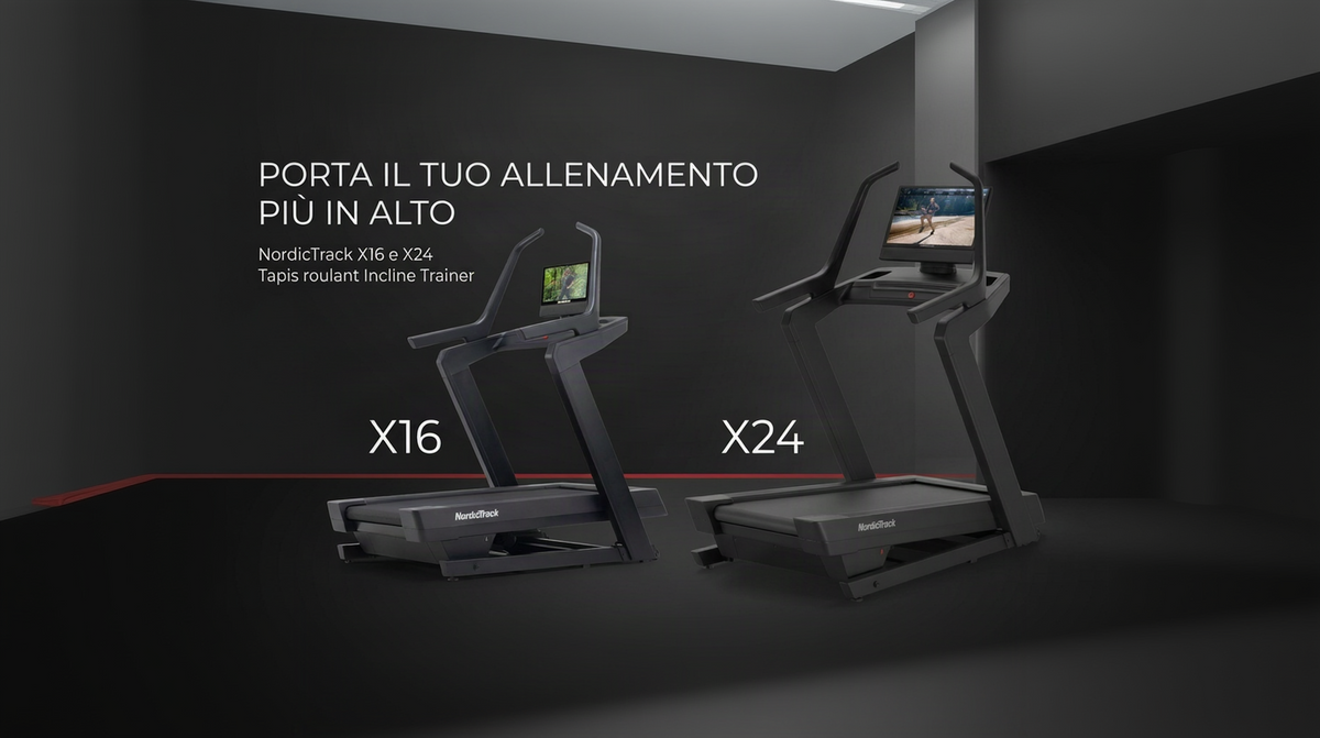 Banner NordicTrack X16 e X24 senza logo Fitmax