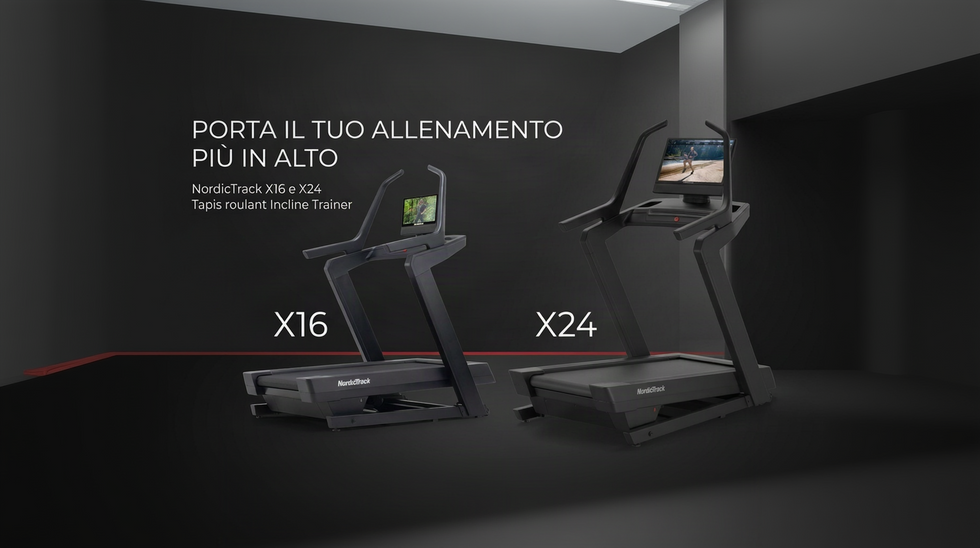 Banner NordicTrack X16 e X24 senza logo Fitmax