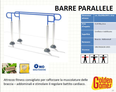 Golden Games Barre Parallele - FSSW04