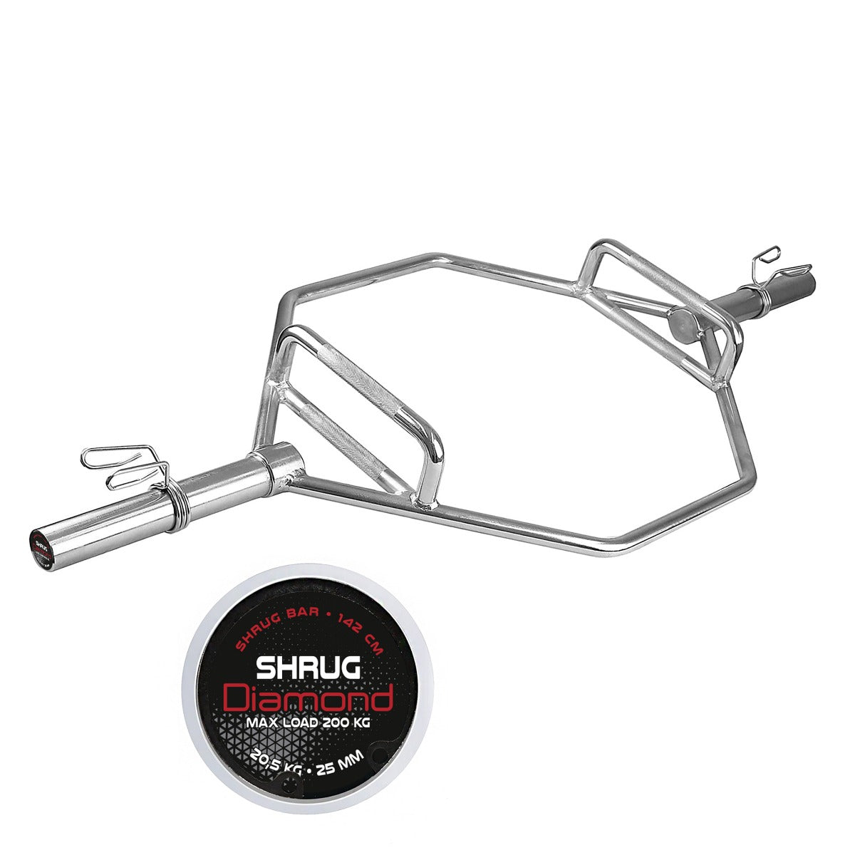 Diamond Bilanciere Olimpico Shrug Bar - BOEDN - Kg 200