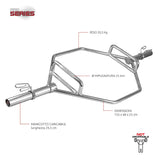Diamond Olympic Barbell Shrug Bar - BOEDN - Kg 200