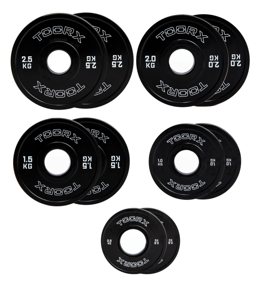 Toorx Pair of rubberized micro-load discs 1 kg CDBM-1