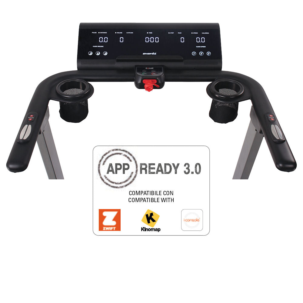 Everfit TFK 855 Slim Tapis Roulant salvaspazio APP Ready 3.0