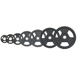 Diamond Disco Olimpico Gommato Ruvido Tri-Grip PRO foro 50 mm - 15 Kg