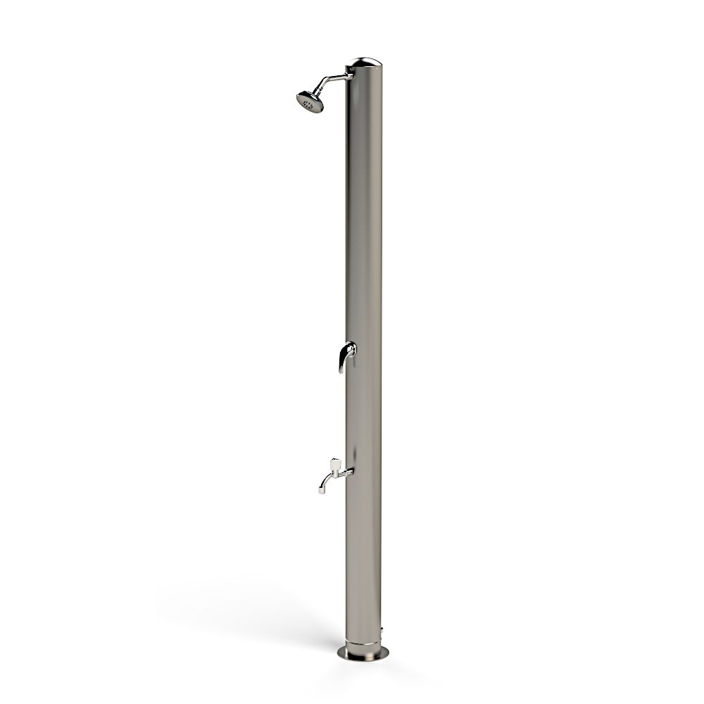 Doccia solare da esterno SOL-GP Eco Rain Ati SATINATA