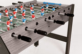 Garlando F-ZERO grey oak table football version with retractable rods