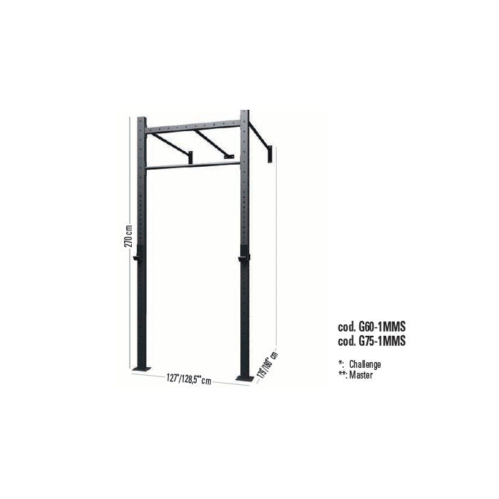 Toorx CHALLENGE 1-span wall cage - G60-1M