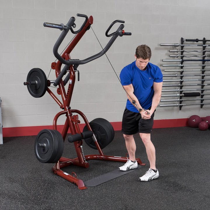 Body Solid GLGS100 Corner Leverage Gym