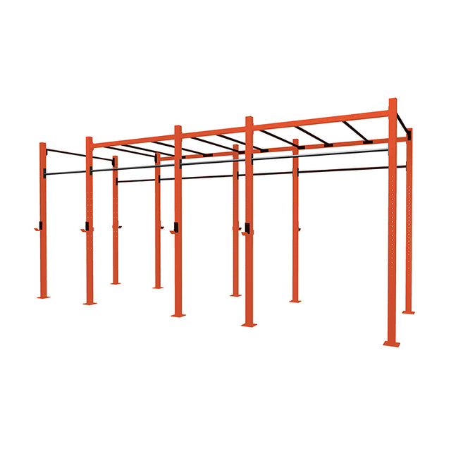 Toorx Gabbia MASTER OUTDOOR 4 campate autoportante con Monkey Station 