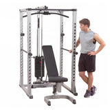 Body Solid Power Rack Full Option with Bench GPR378FB