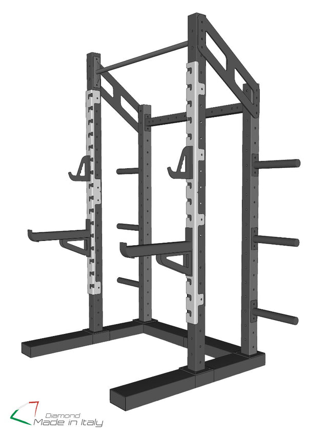 Diamond Diamond Half Rack Premium cm 128x155x228 - DR-HRP – Fitmax Srl