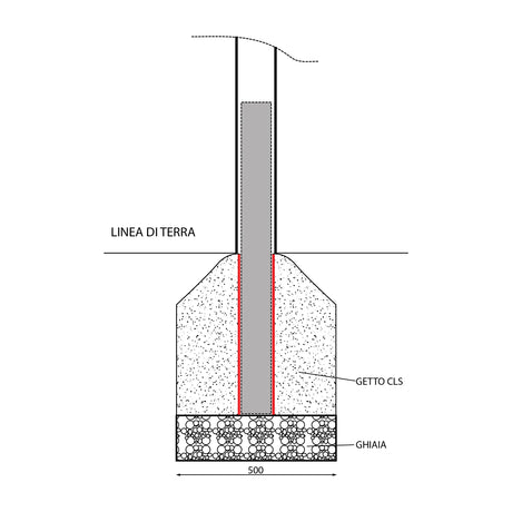 Schiavi innesti con bussola per porte alluminio - art. 1266