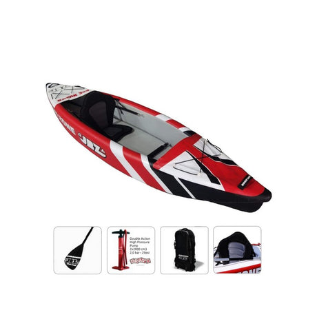 Jbay.Zone Kayak 330 - Canoa gonfiabile monoposto