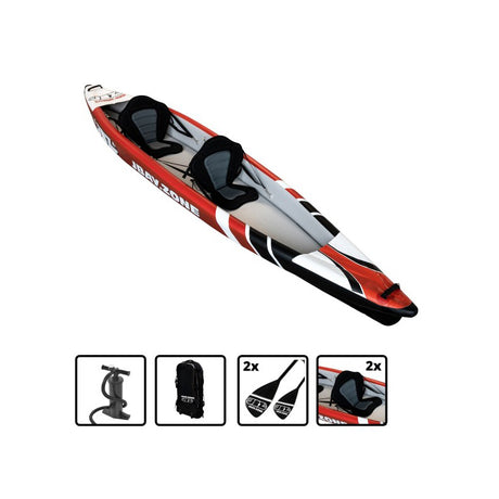 Jbay.Zone Kayak 425 - Canoa gonfiabile biposto