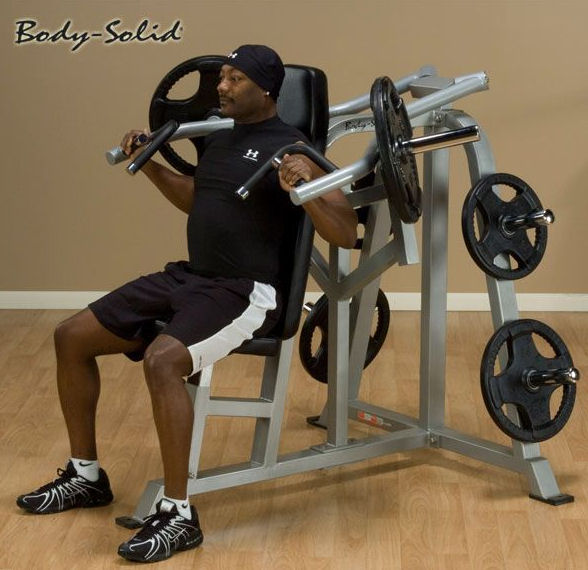 Body Solid Leverage Shoulder Press LVSP