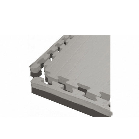 Toorx Tatami ad incastro 100x100x4 cm con 4 bordi nero-grigio MAT04-100BG