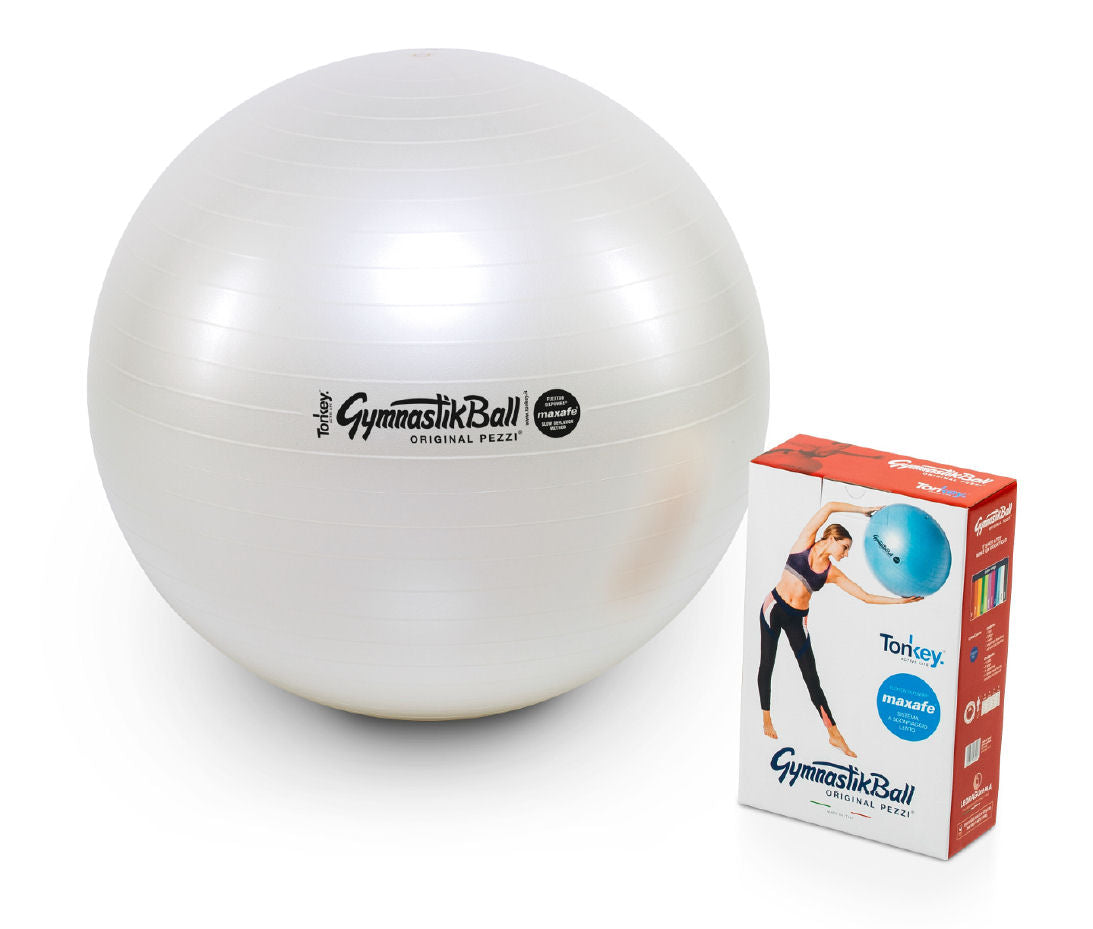 Tonkey Gymnastik Ball Maxafe cm 53 White