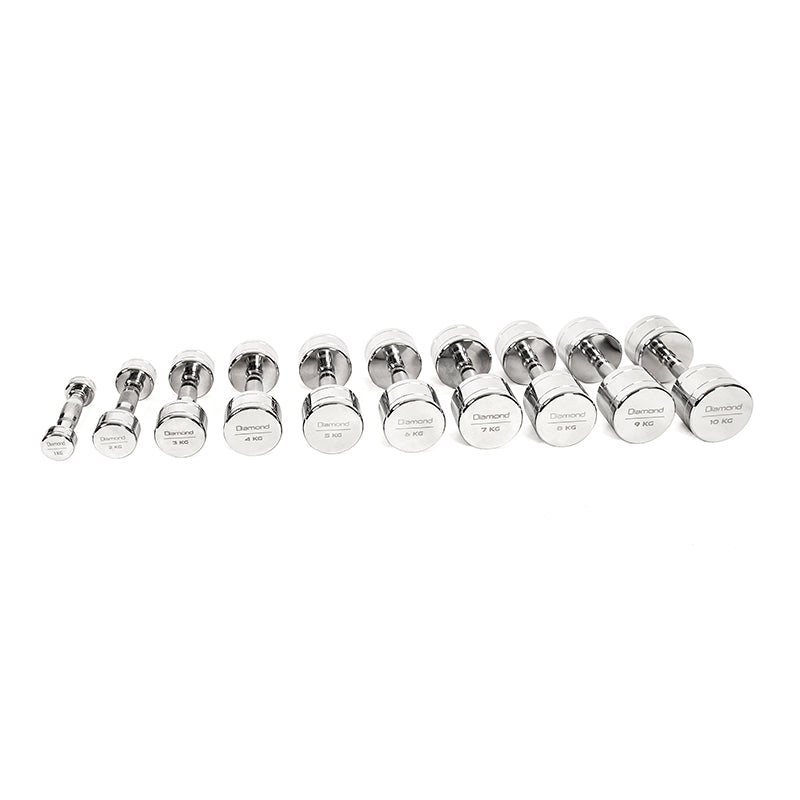 Diamond Set 10 Coppie Manubri cromati 1-10 Kg 