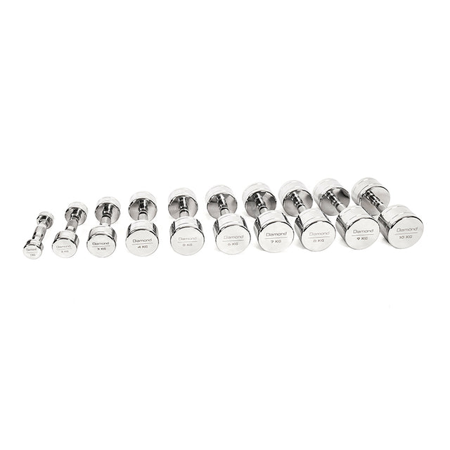 Diamond Set 10 Coppie Manubri cromati 1-10 Kg 