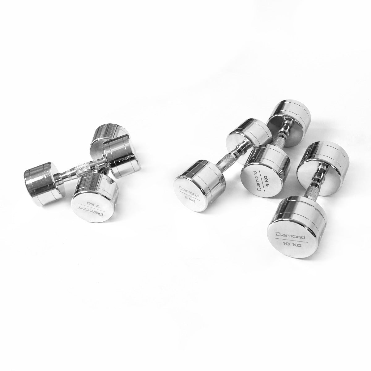 Diamond Set 10 Coppie Manubri cromati 1-10 Kg