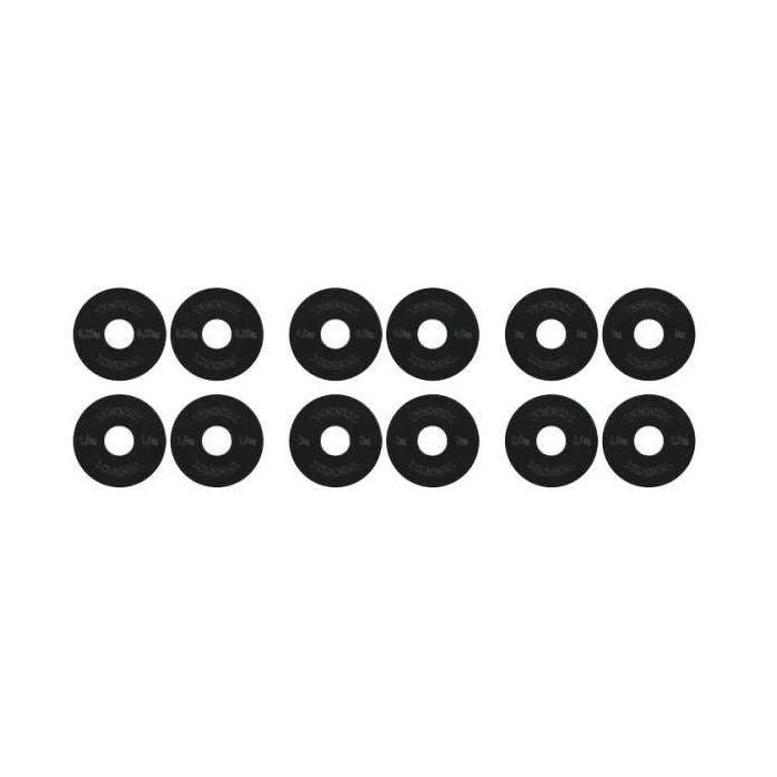 TOORX – Pair of microload discs CDM-2.5 / weight 2.5 kg - hole 50 mm.