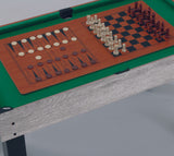 Garlando Tavolo Multigioco 12 in uno grigio rovere - aste rientranti MULTI12CIRLNO