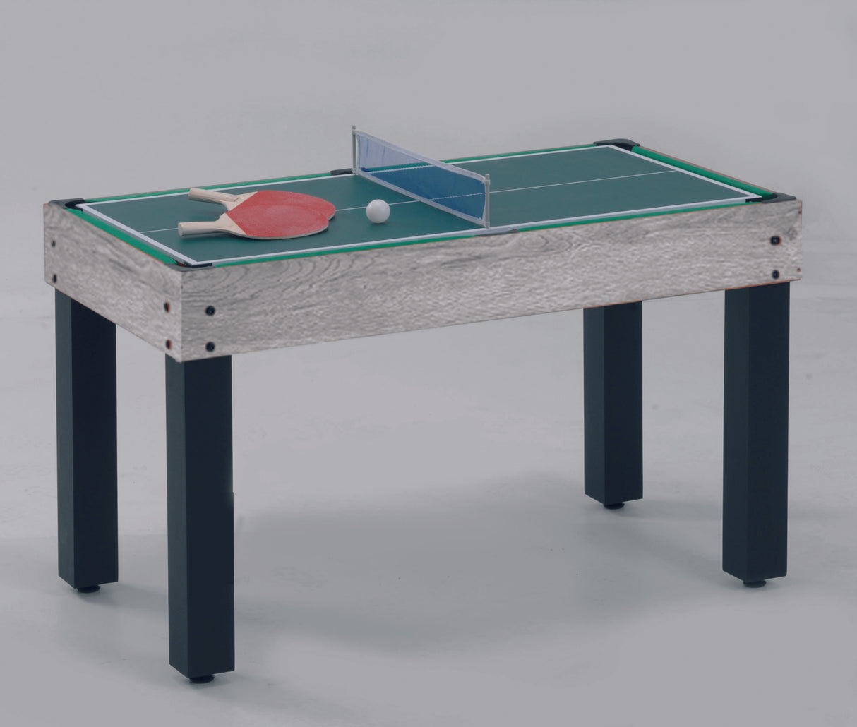 Garlando Tavolo Multigioco 12 in uno grigio rovere - aste rientranti MULTI12CIRLNO