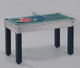 Garlando Tavolo Multigioco 12 in uno grigio rovere - aste rientranti MULTI12CIRLNO