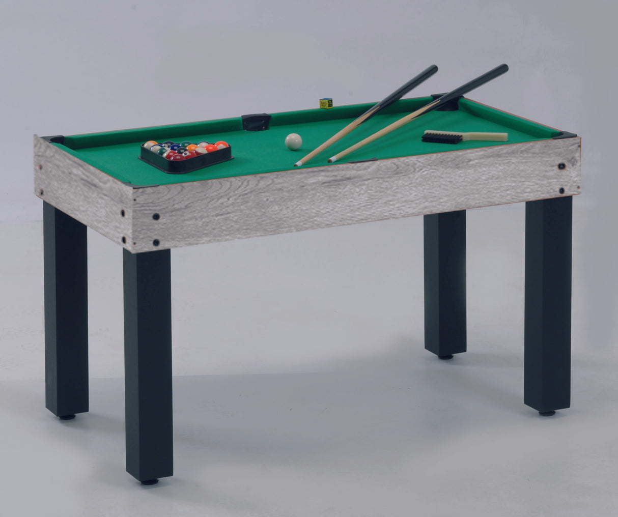 Garlando Tavolo Multigioco 12 in uno grigio rovere - aste rientranti MULTI12CIRLNO