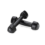 Diamond Set 10 Pairs Vinyl Dumbbells 1-10 Kg - Black - MVD-S