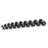 Diamond Set 10 Coppie Manubri in Vinile 1-10 Kg - Black - MVD-S