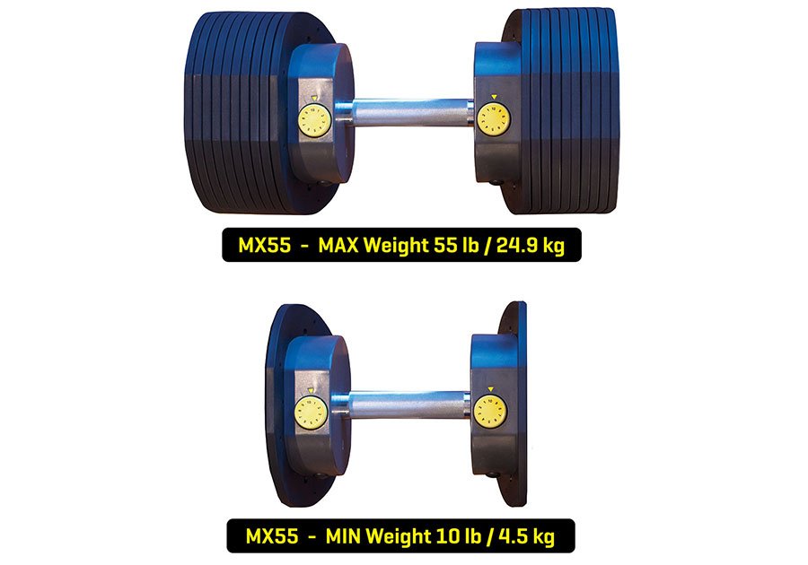 IronMaster MX55 Set peso regolabile fino a 24,9 kg (incluso rack-aste-pesi)
