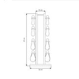 NOHrD Swing Tower Set Walnut Kg 2,4, 6, 8