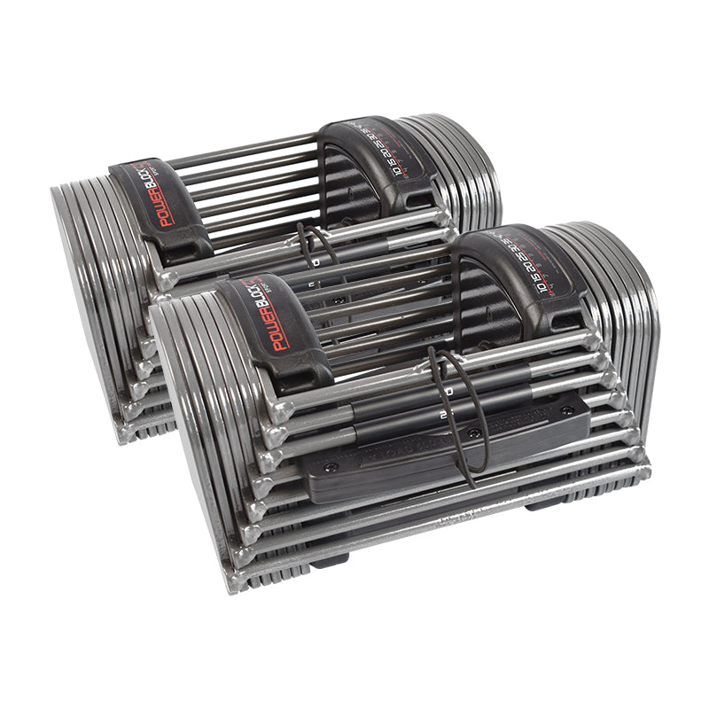 POWERBLOCK SP50 ① Powerblock Sport 10-50 Set Dumbbells Loadable 4.5-22.6 kg – Fitmax Srl