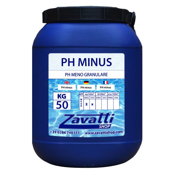 Piscinaonline 50 Kg Ph Minus - riduttore ph granulare per piscine