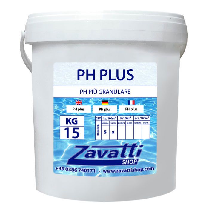 15 Kg Ph Plus - elevatore Ph granulare per piscina