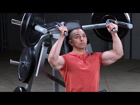 Body Solid Leverage Shoulder Press LVSP