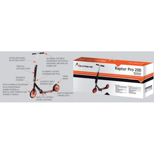 Nextreme Monopattino Raptor Pro 200